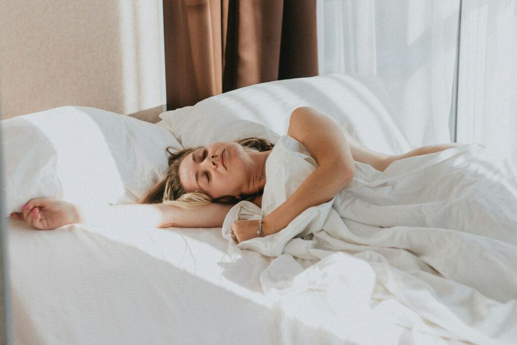 femme qui dort
