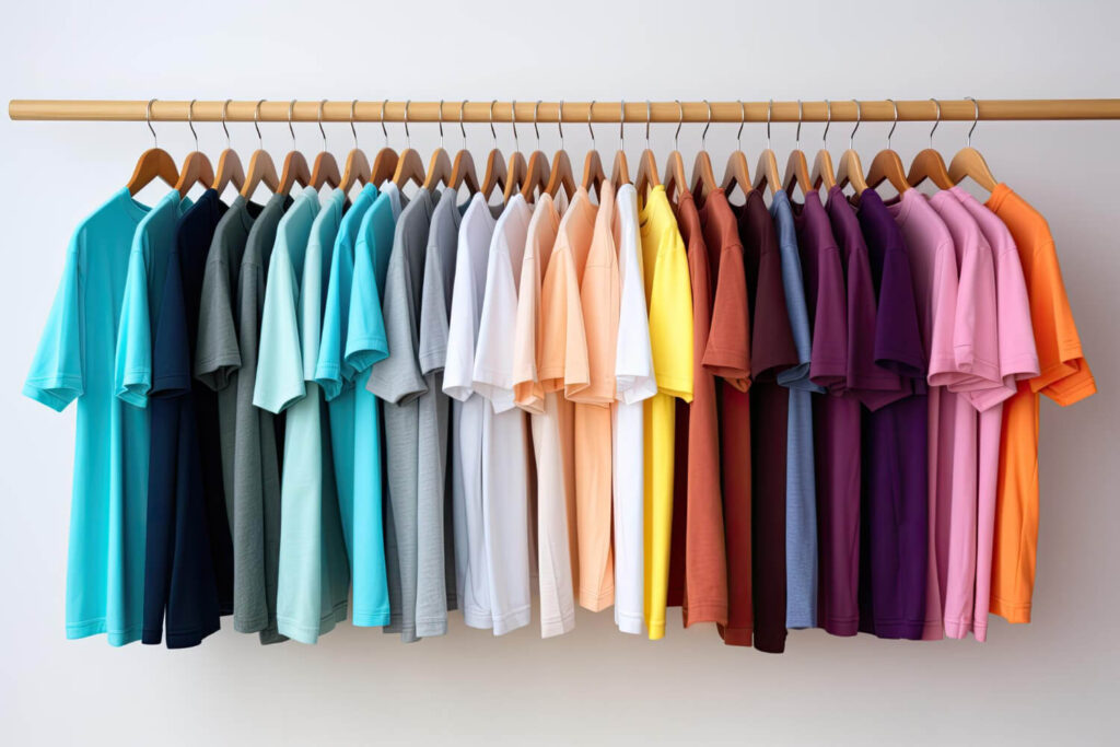 Comment éclaircir un tissu teint trop foncé ? 3 vêtements de plusieurs couleurs