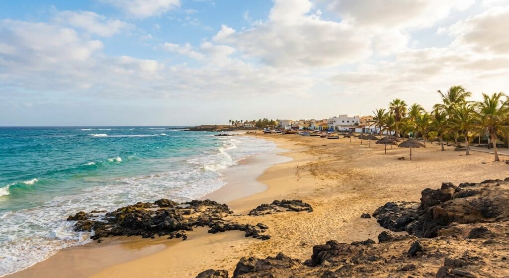 Attaque de requin au Cap Vert : Risque réel ou fantasme ? 3 Plage Cap Vert