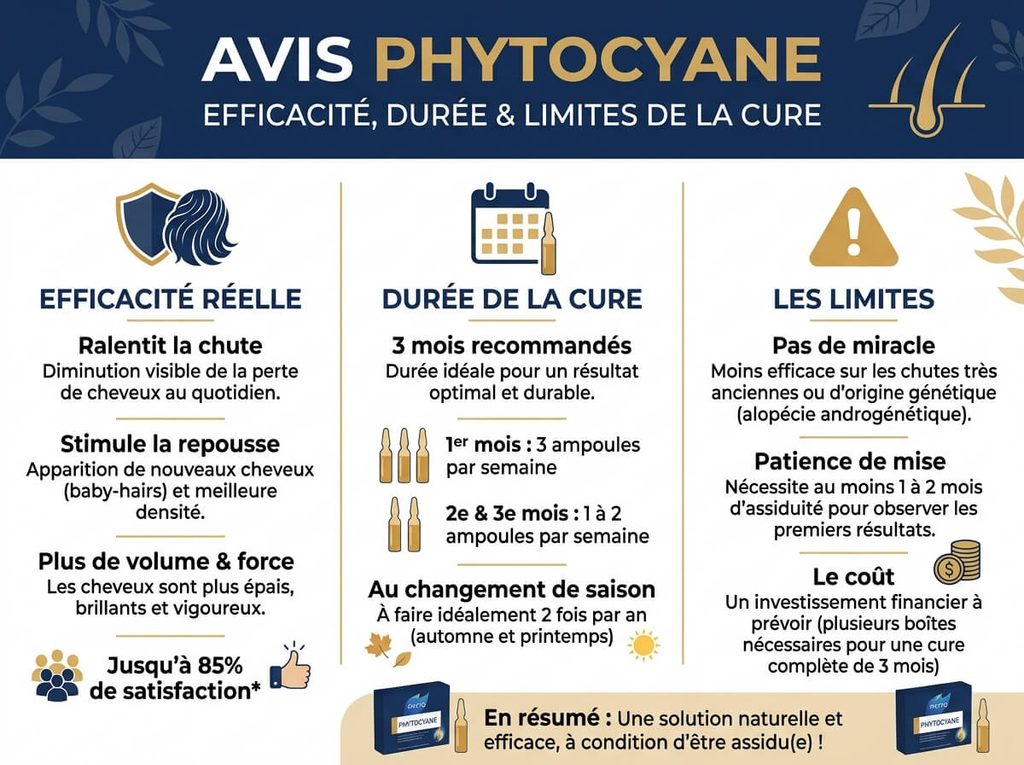 Phytocyane anti-chute : avis, efficacité réelle, repousse et cure 3